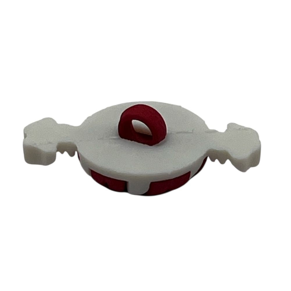 Peppermint Candy Button – Red & White Christmas Craft Embellishment