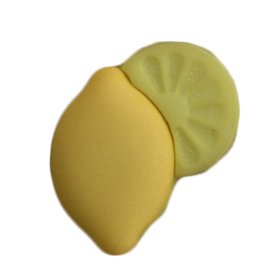 Lemon with Wedge Bulk Buttons