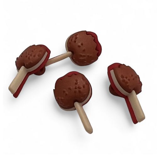 Candy Apple Craft Button – Fall & Halloween Embellishment”