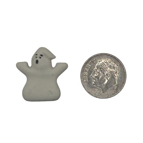 Ghost Craft Button –  Halloween Embellishment