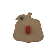 Harvest Pumpkin Craft Button – Fall & Thanksgiving Embellishment