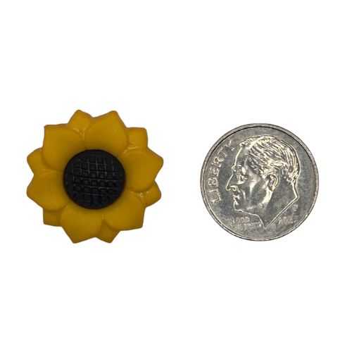 Sunflower Craft Button – Fall & Harvest Embellishment
