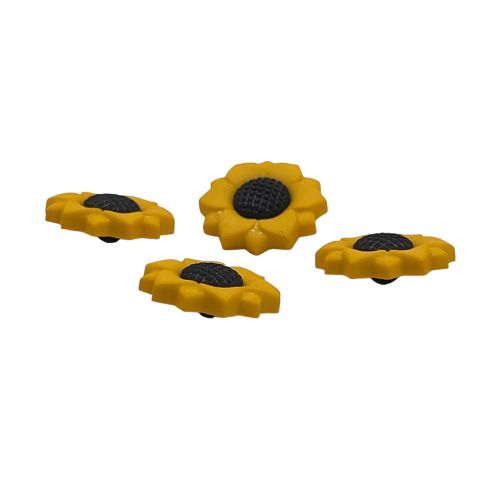 Sunflower Craft Button – Fall & Harvest Embellishment