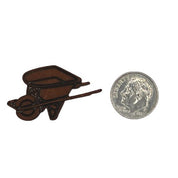 Wheelbarrow Craft Button – Fall & Gardening Embellishment