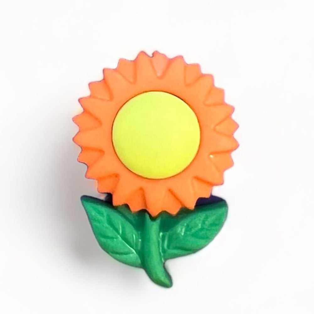 Flower with Stem Bulk Button