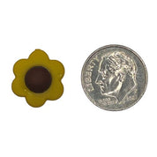Sunflower Craft Button – Small Yellow Flower Embellishment