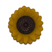 Sunflower Craft Button – Autumn & Harvest Sewing Embellishment