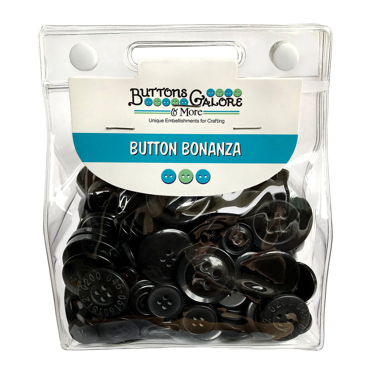 black buttons in bulk