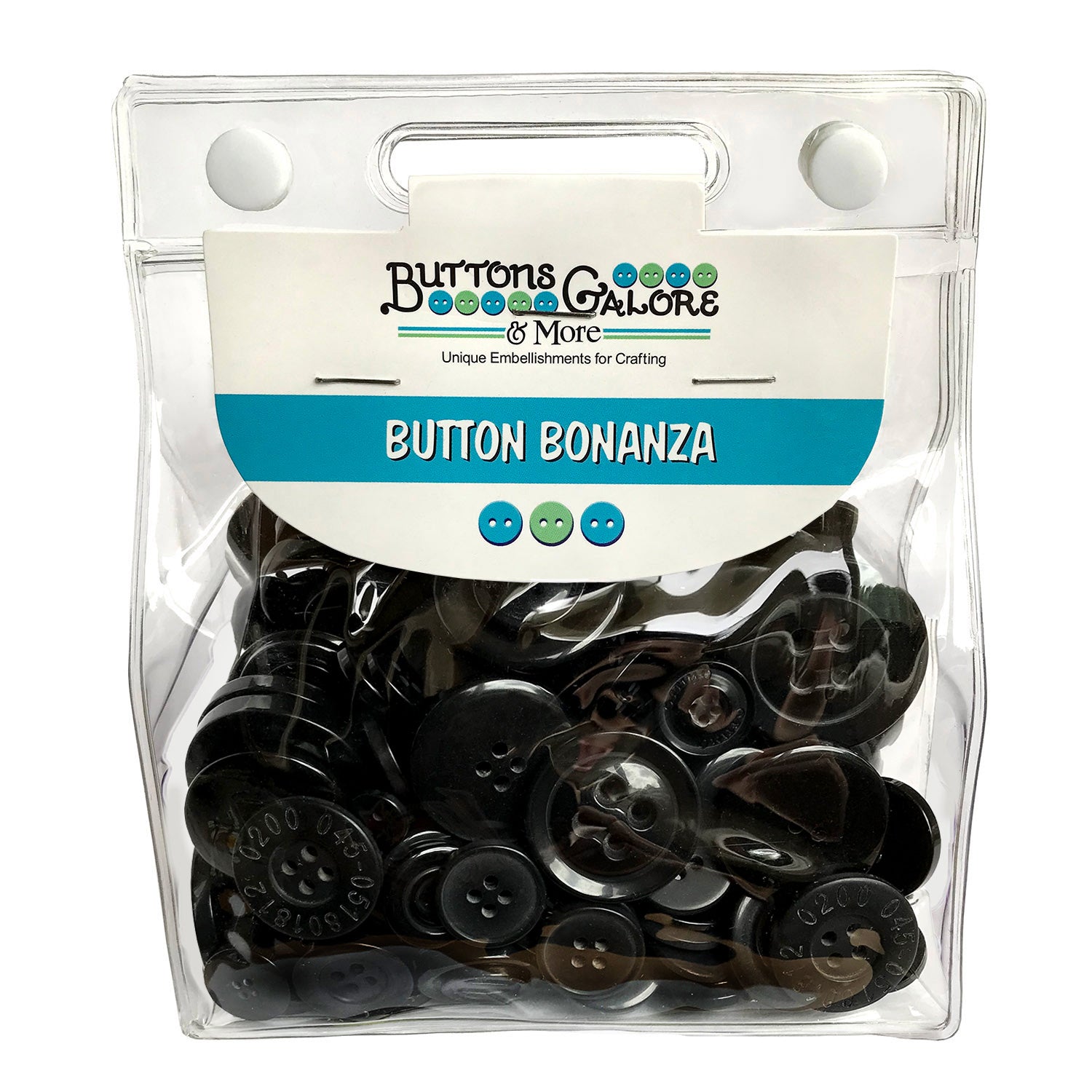 Buttons Galore Tiny Black Buttons