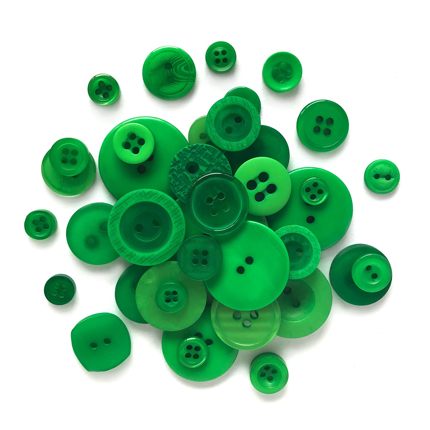 Green Bulk Buttons for Sewing & Button Crafts | Buttons Galore & More ...