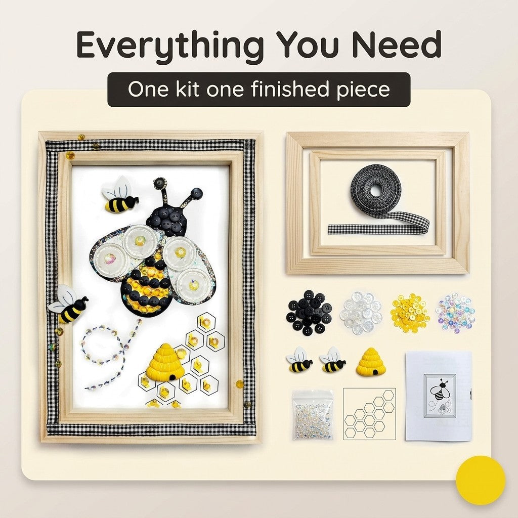 Bumble Bee Frame DIY Craft Kit