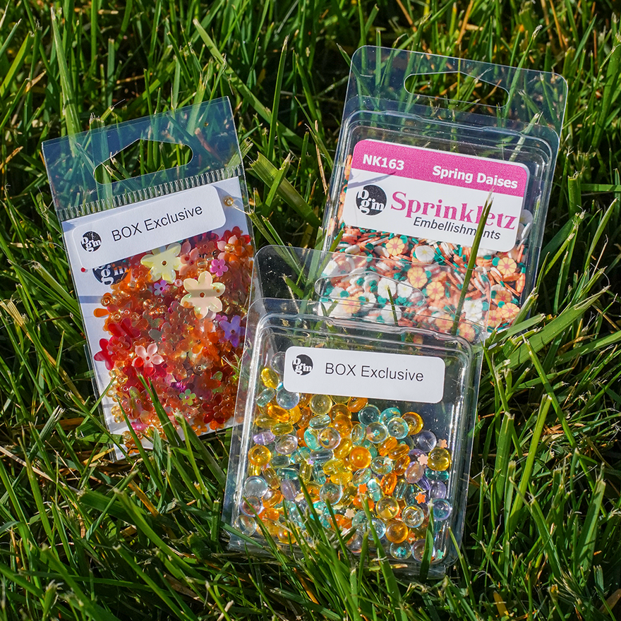 Buttons Galore Subscription Box Seasonal craft supplies every 45 days