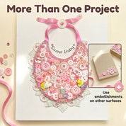 Baby Bib Canvas DIY Craft Kit
