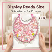 Baby Bib Canvas DIY Craft Kit
