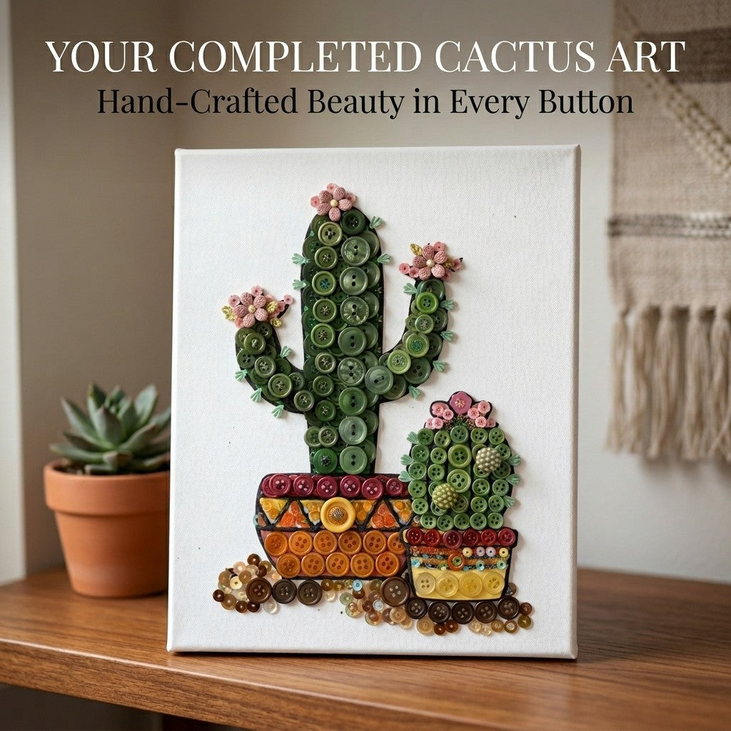Cactus Canvas DIY Craft Kit