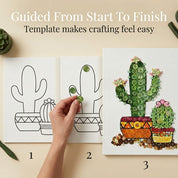 Cactus Canvas DIY Craft Kit