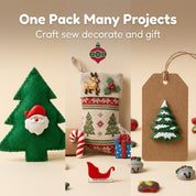 Christmas Novelty Buttons Assortment