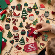Christmas Novelty Buttons Assortment