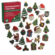 Christmas Novelty Buttons Assortment