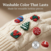Christmas Collection Bundle – 6 Themed Packs, 50+ Piece Novelty Holiday Button Set