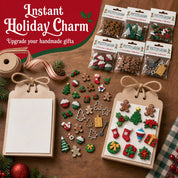 Christmas Buttons Assortment – 50+ Piece Holiday Craft & Sewing Button Bundle, 6 Unique Packs