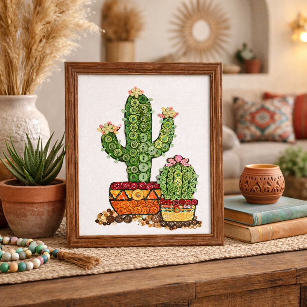 Cactus Canvas DIY Craft Kit