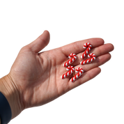 Candy Cane & Peppermint Christmas Buttons – Assorted Holiday Craft & Sewing Embellishments