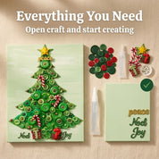 Traditional Christmas Tree Canvas DIY Craft Kit
