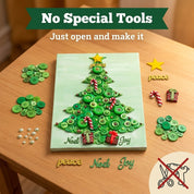 Traditional Christmas Tree Canvas DIY Craft Kit