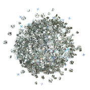 DIY White Christmas Tree Button Art Kit – 8x10 Winter Canvas Craft