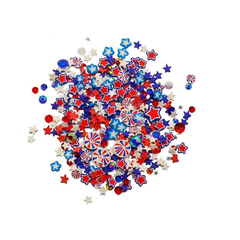Button Firework Pattern Fireworks craft embellishments | Buttons Galore and More