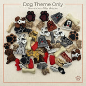 Dog Theme Craft & Sewing Buttons – 50 Piece Novelty Button Assortment