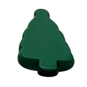 Hand Painted Christmas Tree Flat Back Resin – Holiday Craft Embellishment - 25 pcs