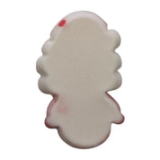 Hand Painted Small Santa Flat Back Resin – Christmas Craft Embellishment - 25 PCS