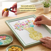 Flower Button DIY Craft Kit