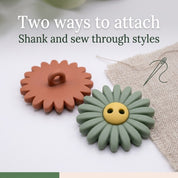 Flower Button Super Value Pack - 75 Buttons