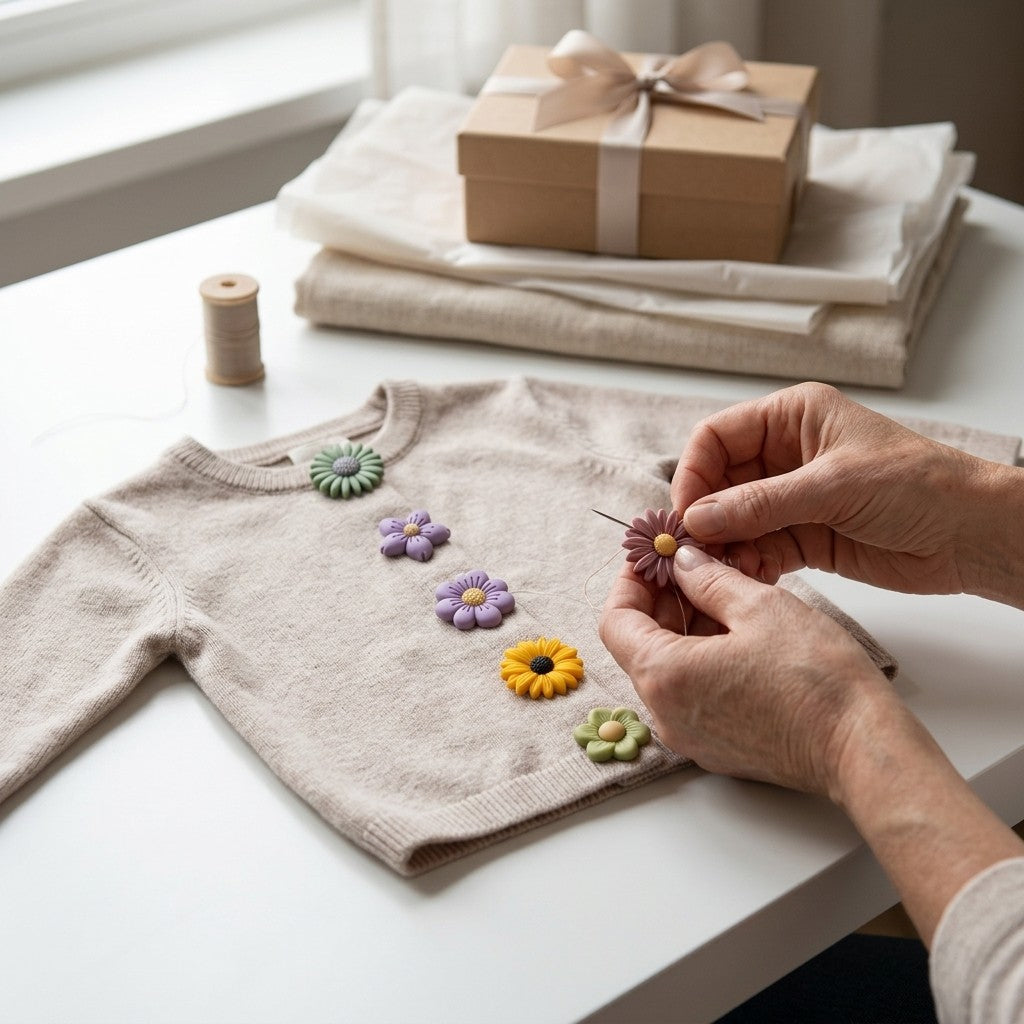 Flower Button Super Value Pack - 75 Buttons
