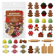 Gingerbread Novelty Button Assortment