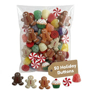 Gingerbread Novelty Button Assortment