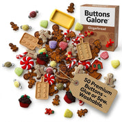 Gingerbread Novelty Button Assortment