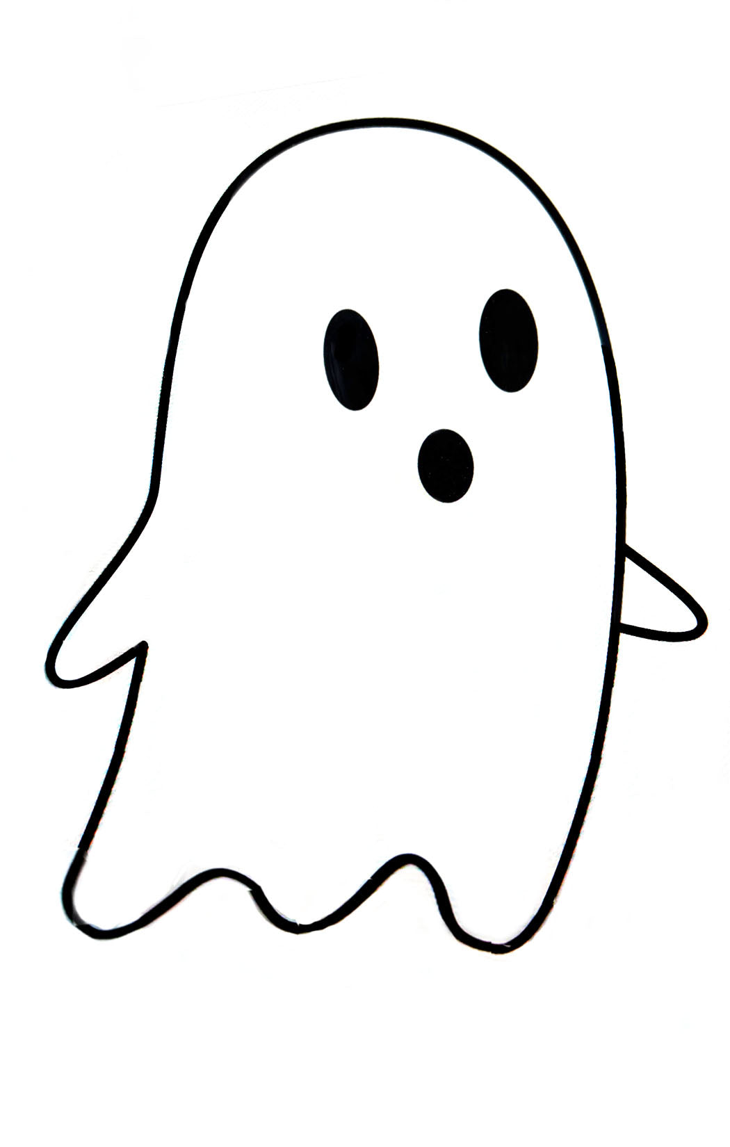 DIY Ghost Button Art Frame Kit – Halloween Home Décor