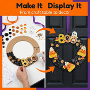 Halloween BOO Wreath DIY Craft Kit