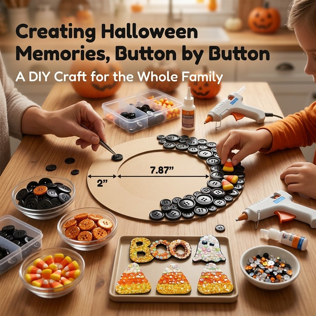 Halloween BOO Wreath DIY Craft Kit