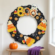 Halloween BOO Wreath DIY Craft Kit