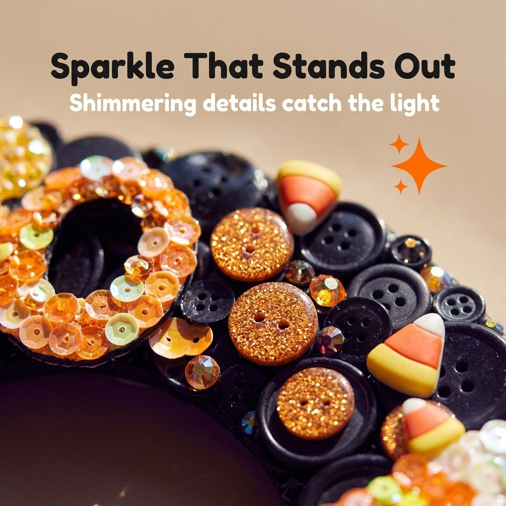 Halloween BOO Wreath DIY Craft Kit