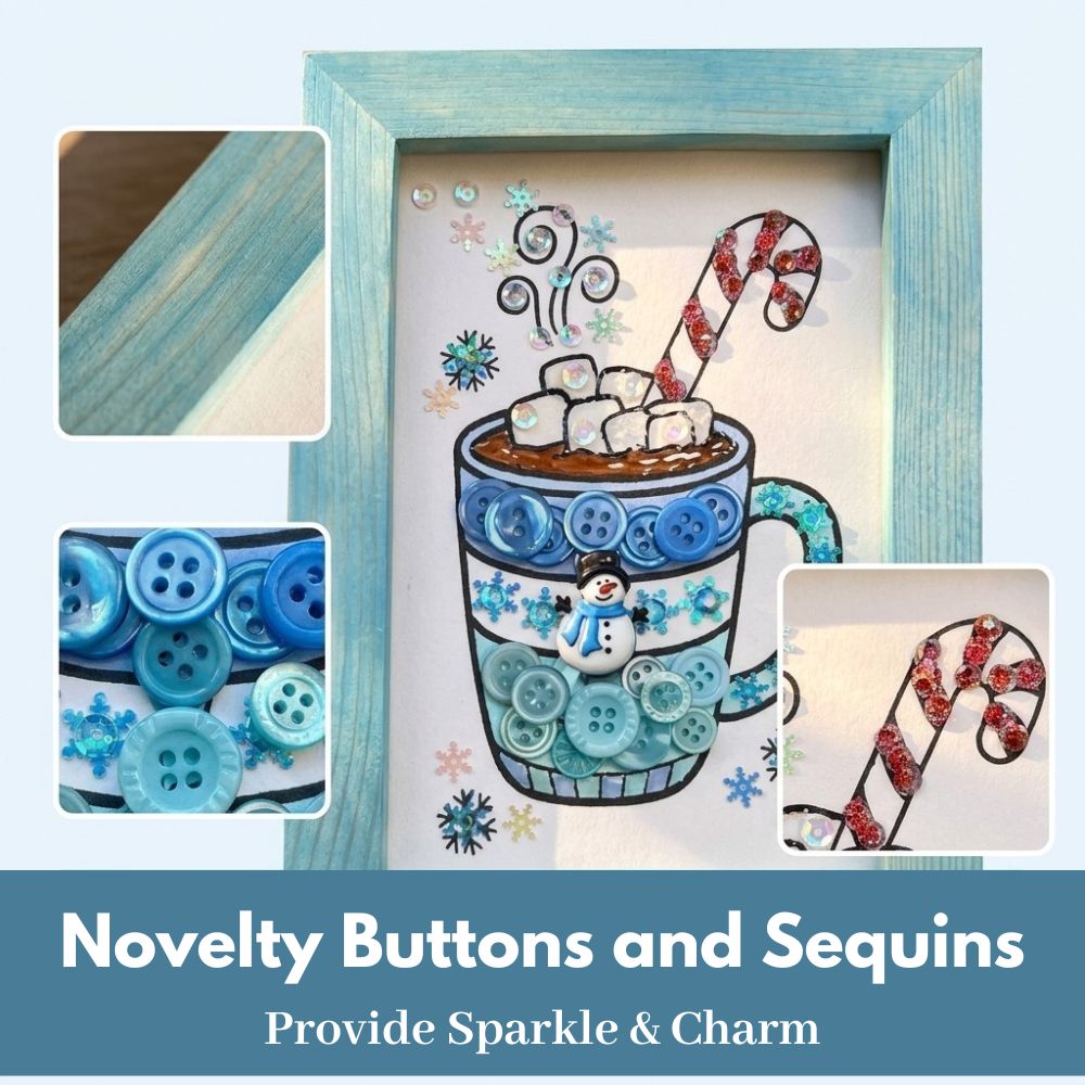 Hot Cocoa Frame DIY Craft Kit