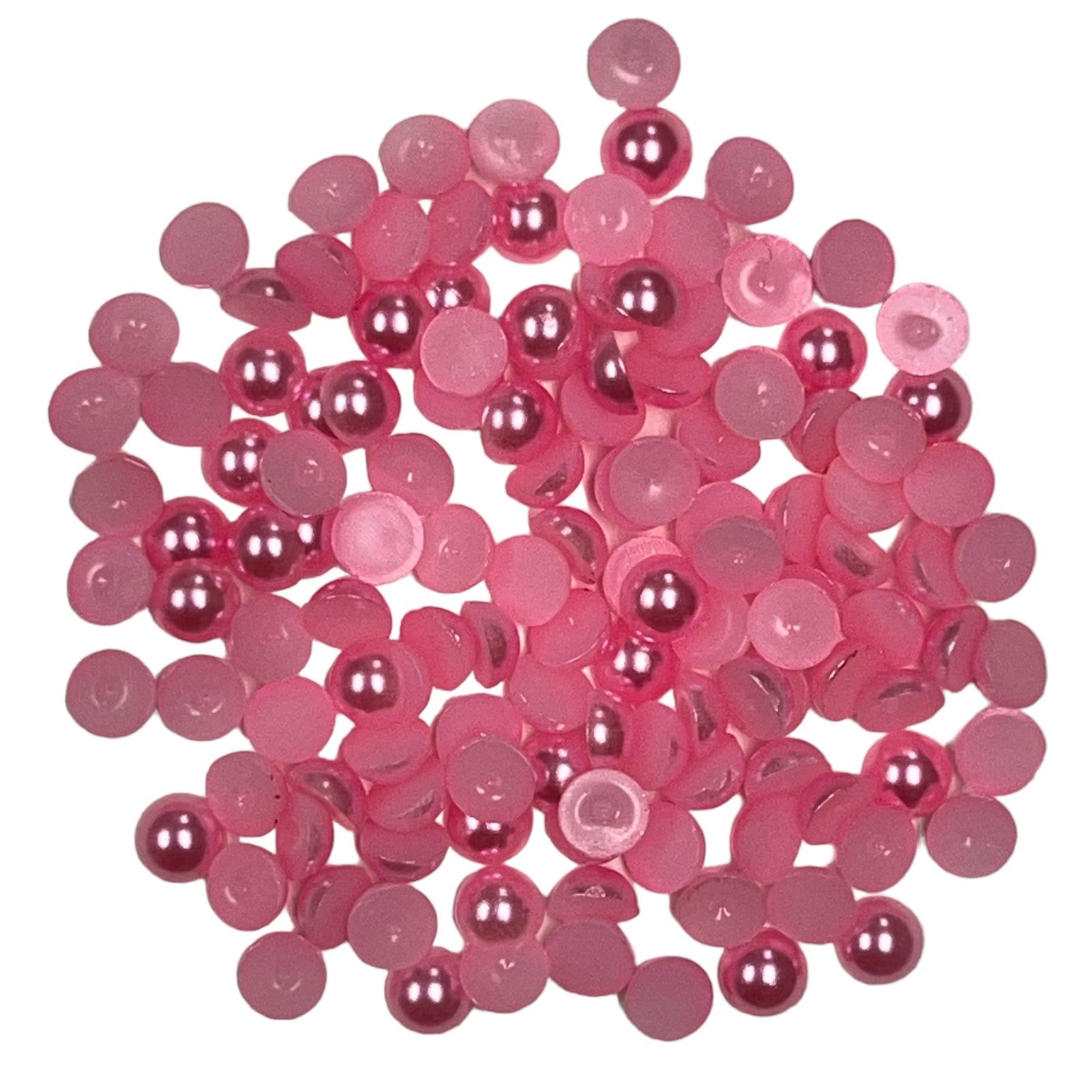 Pink Half Pearls