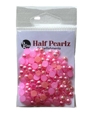 Pink Half Pearls