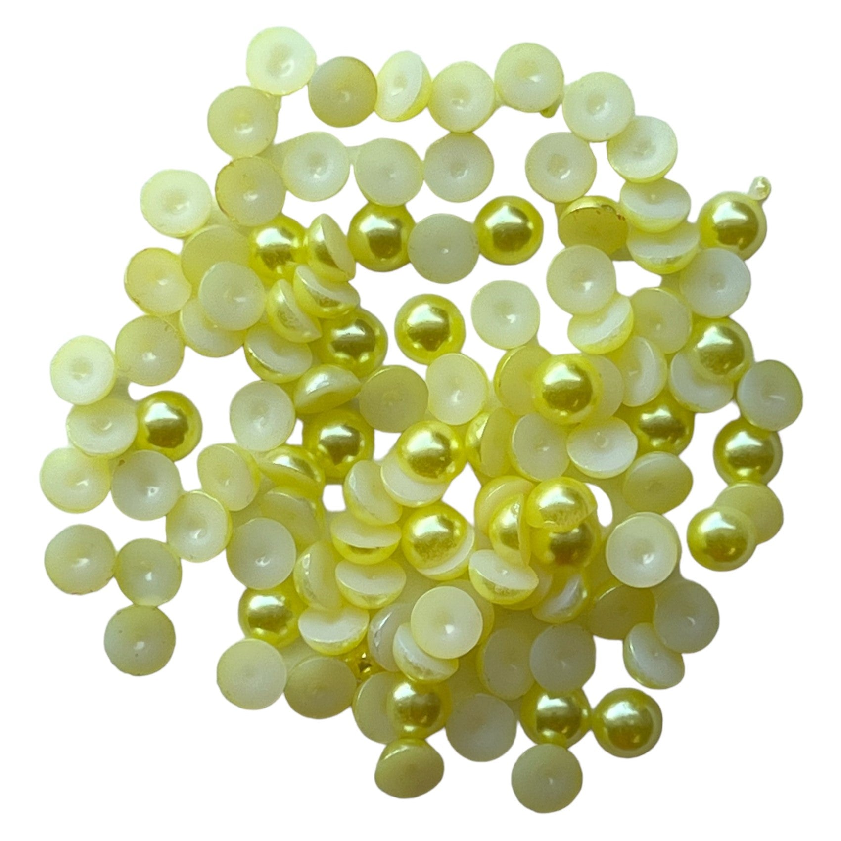 Yellow Half Pearls - 0