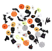Halloween Novelty Craft & Sewing Buttons – 50 Piece Spooky Button Assortment for Scrapbooking, Card Making & DIY Crafts